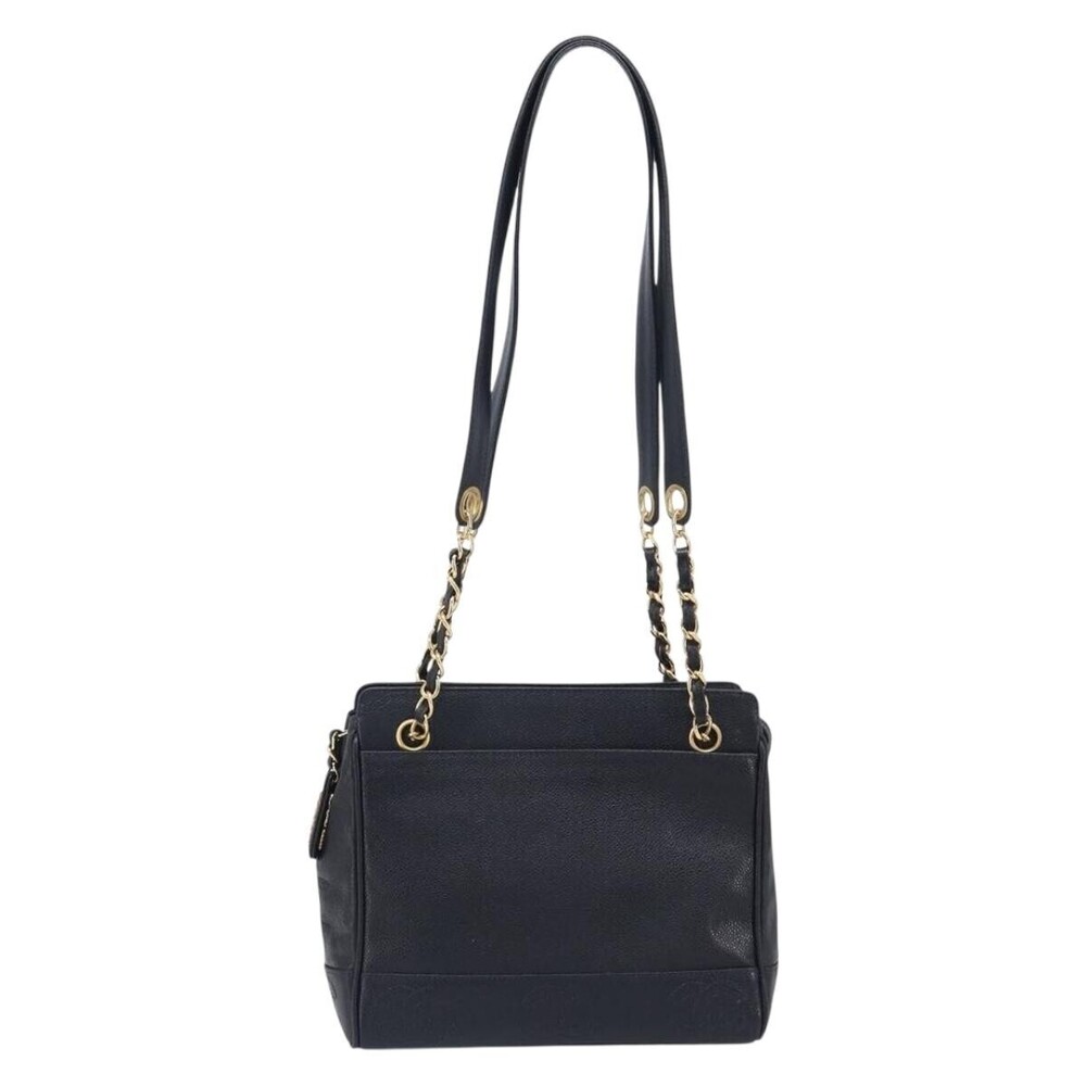 Chanel Vintage Zipped Chain Caviar Medium
